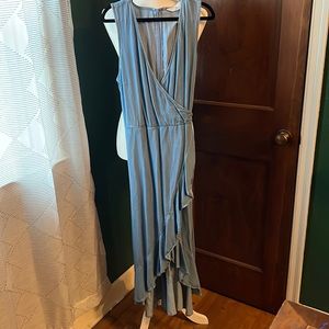 &Denim Chambray Dress Sz 8